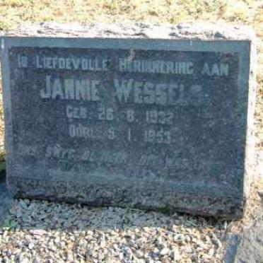 WESSELS Jannie 1932-1953