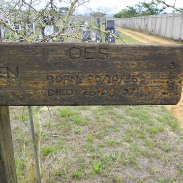 OOSTHUIZEN Des 1936-2007 &amp; Freda 1940-