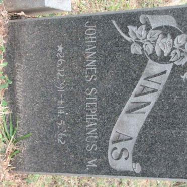 AS Johannes Stephanus M., van 1891-1962
