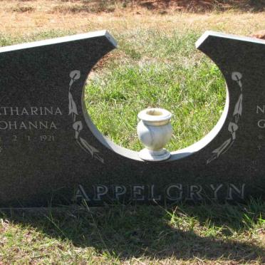 APPELGRYN Nicolaas Gustavus 1913-1990 &amp; Catharina Johanna 1921-