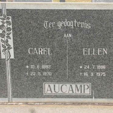 AUCAMP Carel 1892-1970 &amp; Ellen 1886-1975