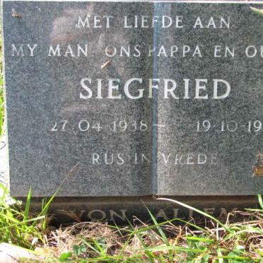 ALLEMAN Siegfried, von 1938-1996