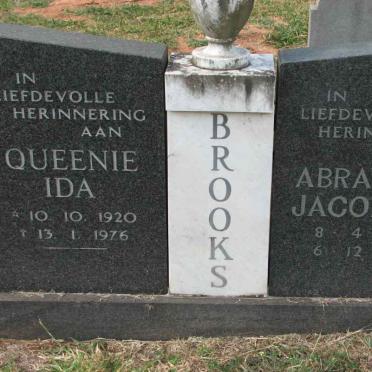 BROOKS Abraham Jacobus 1920-1985 &amp; Queenie Ida 1920-1976