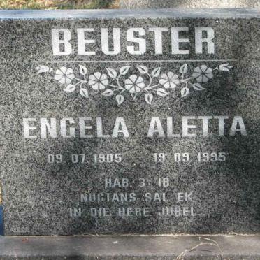 BEUSTER Engela Aletta 1905-1995