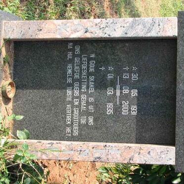 BASSON Nick 1931-2000 &amp; Lenie 1935-