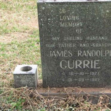 CURRIE James Randolph 1927-1987