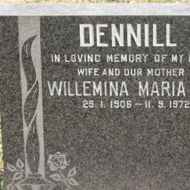 DENNILL Willemina Maria 1906-1972