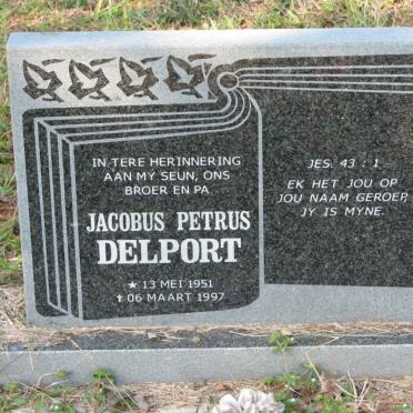 DELPORT Jacobus Petrus 1951-1997
