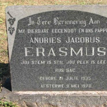 ERASMUS Andries Jacobus 1935-1970