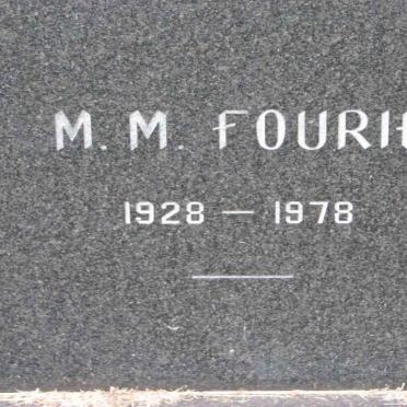 FOURIE M.M. 1928-1978