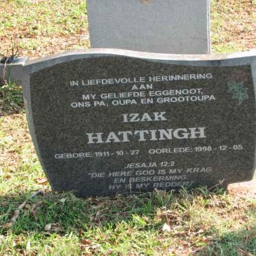 HATTINGH Izak 1911-1998