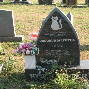 KOEKEMOER Jacobus Matheus 1988-2003