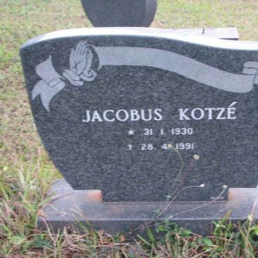 KOTZÉ Jacobus 1930-1991