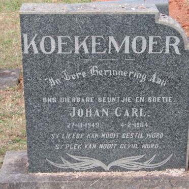 KOEKEMOER Johan Carl 1949-1964