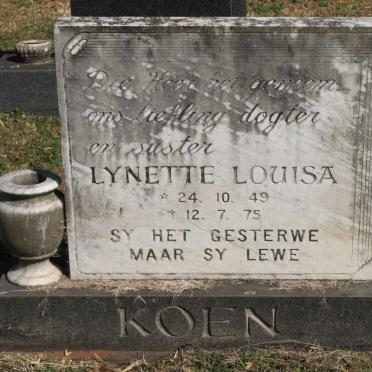 KOEN Lynette Louisa 1949-1975