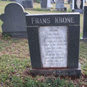 KRONE Frans 1965-1992