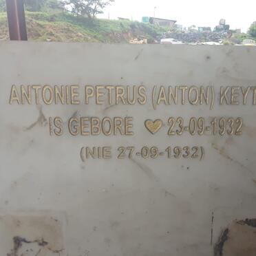 KEYTER Antonie Petrus 1932-1975 &amp; Maria Magdalena 1938-2019