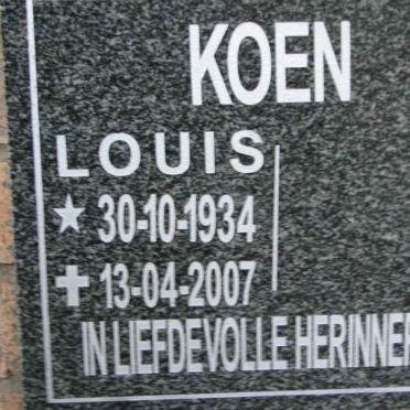 KOEN Louis 1934-2007