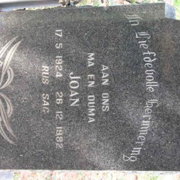 KOEKEMOER Joan 1924-1982