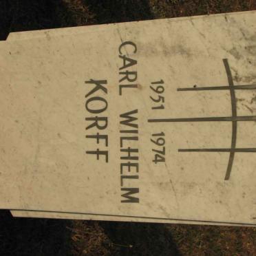 KORFF Carl Wilhelm 1951-1974