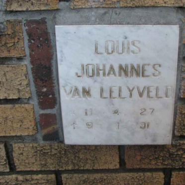 LELYVELD Louis Johannes, van 1927-1991