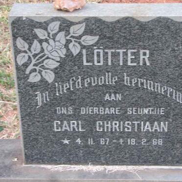 LÖTTER Carl Christiaan 1967-1968