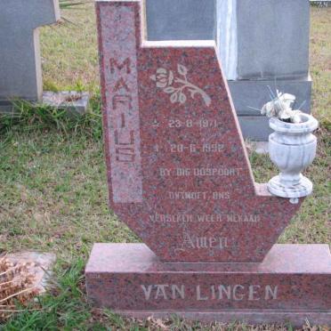 LINGEN Marius, van 1971-1992