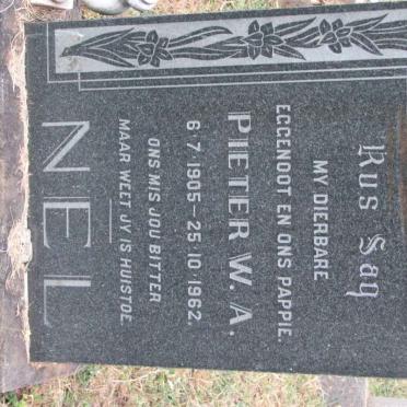NEL Pieter W.A. 1905-1962