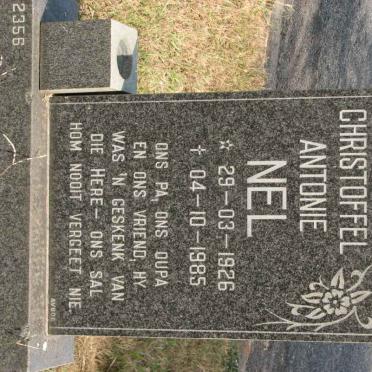 NEL Christoffel Antonie 1926-1985