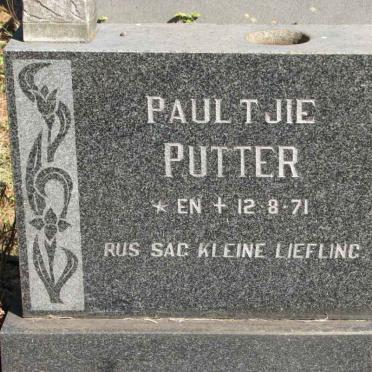 PUTTER Paultjie 1971-1971