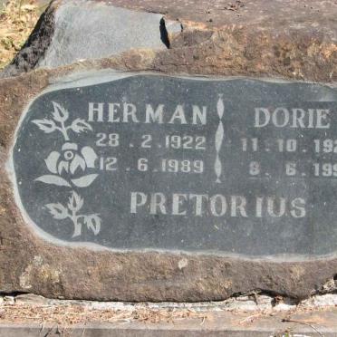 PRETORIUS Herman 1922-1989 &amp; Dorie 1925-1998