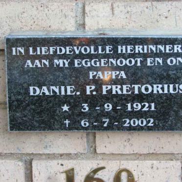 PRETORIUS Danie P. 1921-2002