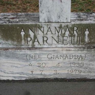 PARNELL Annamaria nee GIANADDA 1935-1979