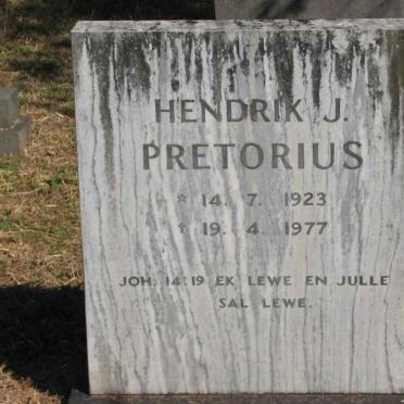 PRETORIUS Hendrik J. 1923-1977