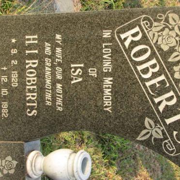 ROBERTS H.I. 1920-1982