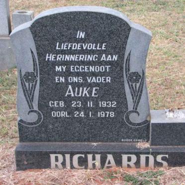 RICHARDS Auke 1932-1978