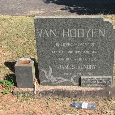 ROOYEN James Hendry, van 1904-1968