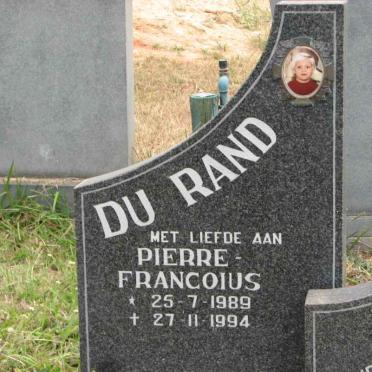 RAND Pierre-Francoius, du 1989-1994