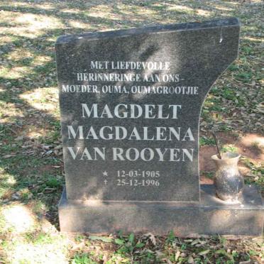 ROOYEN Magdelt Magdalena, van 1905-1996