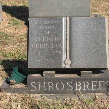 SHROSBREE Vernon Ferreira -1978