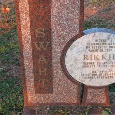 SWART Rikkie 1919-1996