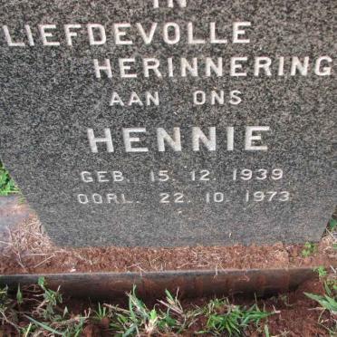 SMITH Hennie 1939-1973