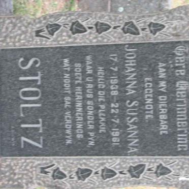 STOLTZ Johanna Susanna 1938-1961