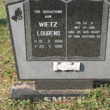 SMITH Wietz Lourens 1958-1999