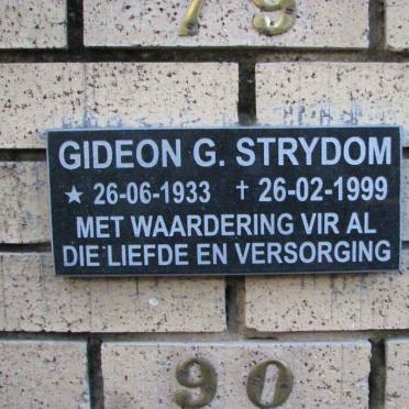 STRYDOM Gideon G. 1933-1999
