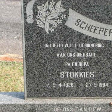 SCHEEPERS Stokkies 1926-1994
