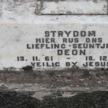 STRYDOM Deon 1961-1965