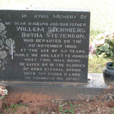 STEVENSON Willem Sternberg Botha -1966