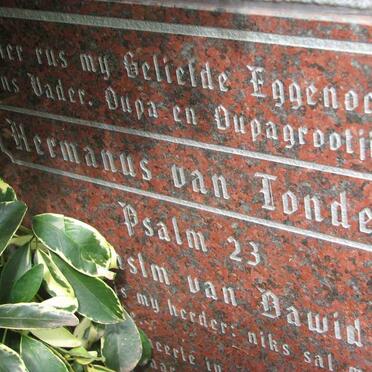 TONDER Hermanus, van