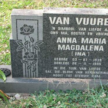 VUUREN Anna Maria Magdalena, van 1939-1995